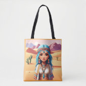 Bohemian girl トートバッグ (正面)