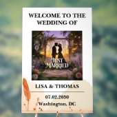 Bohemian Lace Dream Pattern Wedding アクリルサイン (ニュートラル)