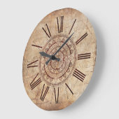 Bohemian Mandala Vintage Indian Style Wall Clock ラージ壁時計 (傾斜)