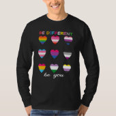 Bohemian Rainbow Be Different Be You Lbgtq Pride G Tシャツ (正面)