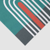 Bohemian rainbow retro colors artwork 薄葉紙 (詳細)