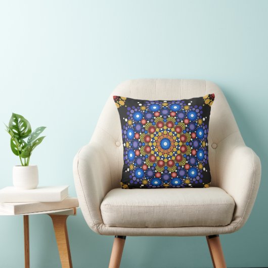 Bohemian Style Throw Pillow クッション (椅子)
