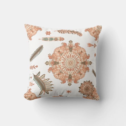 Bohemian Throw Pillow クッション (正面)