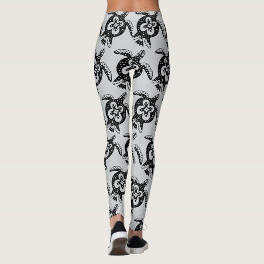 Bohemian Turtle Leggings レギンス (裏面)