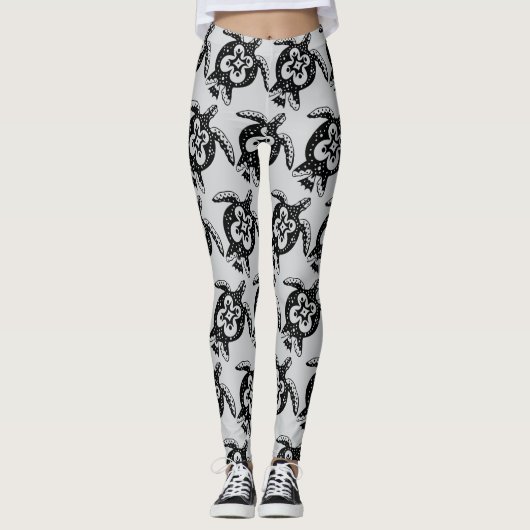 Bohemian Turtle Leggings レギンス (正面)