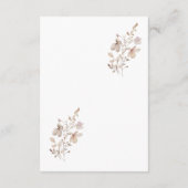 Bohemian Wedding Information Card エンクロージャーカード (裏面)