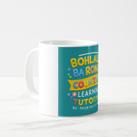 "Bohlale Ba Rona" Tutoring Services コーヒーマグカップ (正面左)