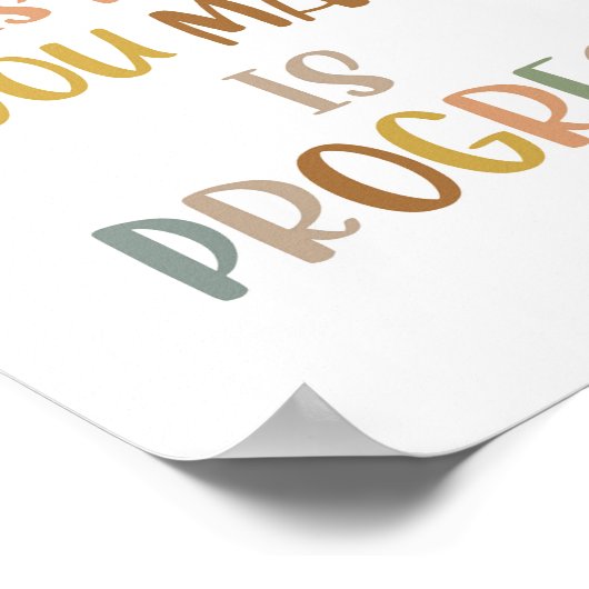 Bohoあなたが行う全ての間違いは進歩ポスター ポスター (角)