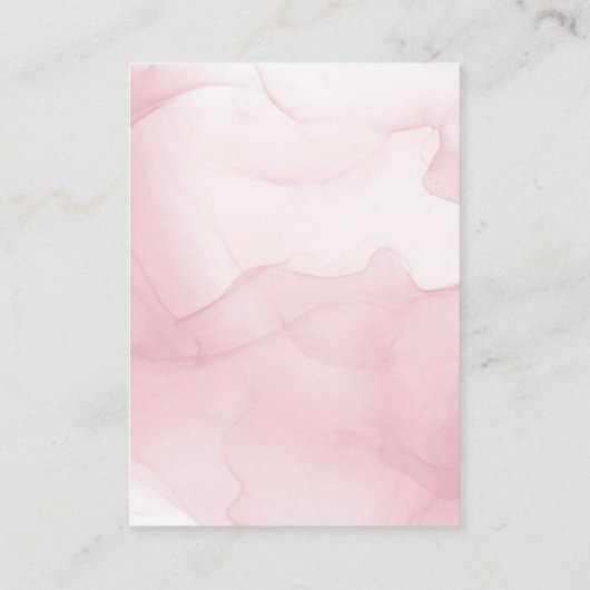 Bohoおむつラッフルカードパンパスグラスベビーシャワー エンクロージャーカード (裏面)