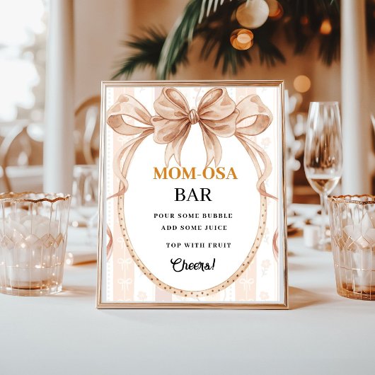 Bohoかわいい小さなパイ赤ちゃんシャワーお気に入りサイン ポスター