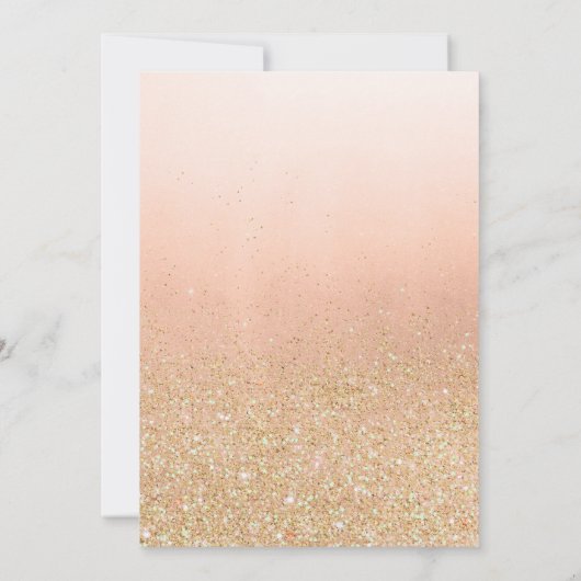 Bohoかわいい蝶ワイルドフラワーガールベビーシャワー 招待状 (裏面)