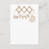 Bohoが赤ちゃんのシャワーを望む | ソフトパステルアドバイス エンクロージャーカード (正面)