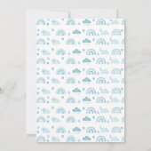 Bohoここ来でSon Sunshine Baby Shower Boy 招待状 (裏面)