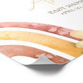 Bohoここ来に息子の赤ちゃんシャワー歓迎 ポスター (角)