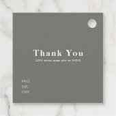 Bohoつるラベル、衣料品ラベル、ストア販売のお願い フェイバータグ (裏面)