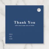 Bohoつるラベル、衣料品ラベル、ストア販売のお願い フェイバータグ (裏面)