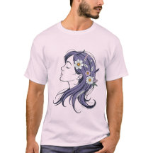 Bohoと美的スタイル用の女性のTシャツ