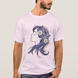 Bohoと美的スタイル用の女性のTシャツ Tシャツ