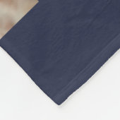 Bohoによっては家族写真のコラージュが開花します フリースブランケット (角)