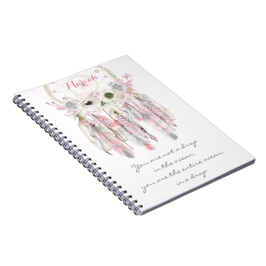 Bohoによって種族のDreamcatcherは原産の精神が開花します ノートブック (右側)