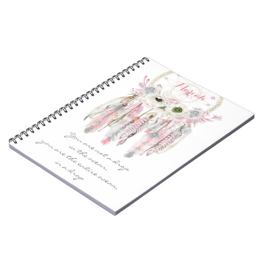 Bohoによって種族のDreamcatcherは原産の精神が開花します ノートブック (左側)