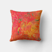 Bohoのろうけつ染めのクッション クッション (裏面)