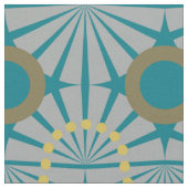 Bohoのアフリカの芸術deco/70sの融合パターン ファブリック (クローズアップ)