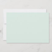 Bohoのキリンのベビーは中立性を振りかけます 招待状 (裏面)