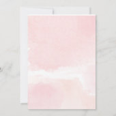 Bohoのサボテンのsucculentsのブライダルシャワーの招待状 招待状 (裏面)