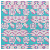 bohoのスタイルの倫理の羽パターン ファブリック (クローズアップ)