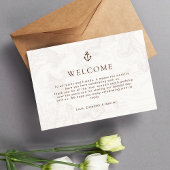 Bohoのタイムラ航海のイン結婚クロージャカード エンクロージャーカード