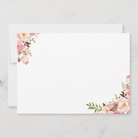 Bohoのバチェロレッテの週末の旅程の招待状 招待状 (裏面)