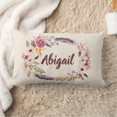 Bohoのパーソナライズな花の一流の装飾用クッション ランバークッション (ブランケット)