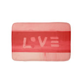 Bohoのヒッピーのシックな生きている珊瑚愛 バスマット (正面)