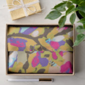 Bohoのピンクの花柄I 薄葉紙 (ギフト)