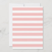 Bohoのピンクの金ゴールドのDreamcatcherのベビーシャワーの招待状 招待状 (裏面)