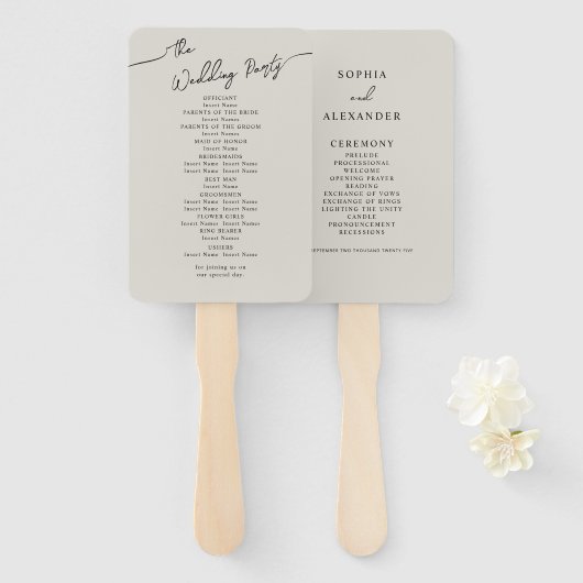 Bohoのファン結婚セット。 ハンドファン (正面&裏面)