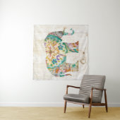 Bohoのペイズリー象I タペストリー (インサイチュ)