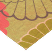 Bohoのボヘミアのレトロのカラフルな花の花 テーブルクロス (アングル)