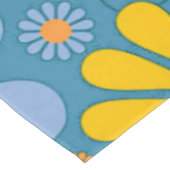 Bohoのボヘミアのレトロのカラフルな花の花 テーブルクロス (アングル)