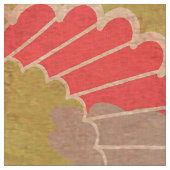 Bohoのボヘミアのレトロのカラフルな花の花 ファブリック (クローズアップ)