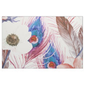 Bohoのボヘミアのレトロの孔雀パターン ファブリック (ファットクウォーター)