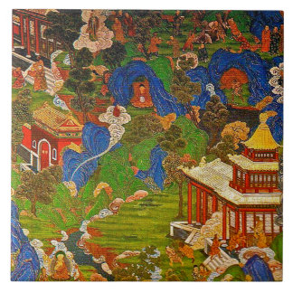 Bohoのボヘミア人を賛美する仏の仏教の仏教 タイル