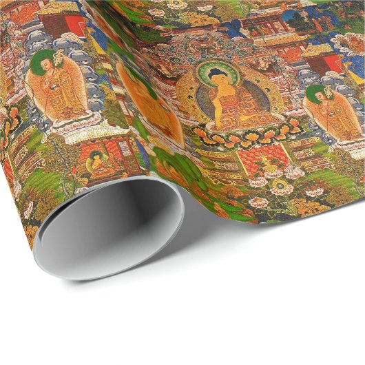 Bohoのボヘミア人を賛美する仏の仏教の仏教 ラッピングペーパー (ロールコーナー)