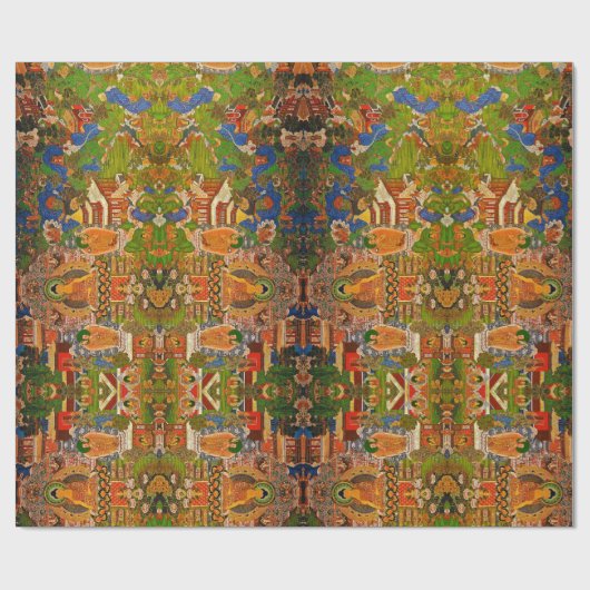 Bohoのボヘミア人を賛美する仏の仏教の仏教 ラッピングペーパー (フラット)