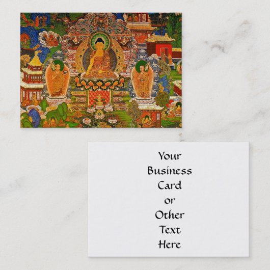 Bohoのボヘミア人を賛美する仏の仏教の仏教 名刺 (正面/裏面)