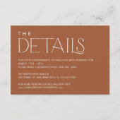 Bohoのミニマル詳細エンクロージャカード エンクロージャーカード (正面)