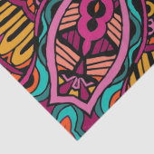 Bohoのレトロのカラフルで美しいボヘミア人 薄葉紙 (詳細)