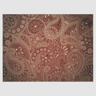 Bohoのレトロのカラフルで美しいボヘミア人 薄葉紙