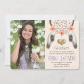 BOHOの夢のキャッチャーの卒業の発表 招待状 (正面)